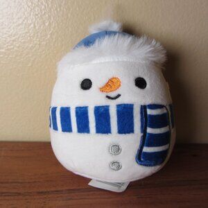 plush squishmallows 4" Manny snowman 2023 (W6269)